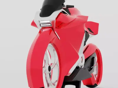 Motorcycle the future  3D model