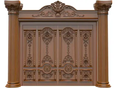 Classic Door Royal 8 3D model