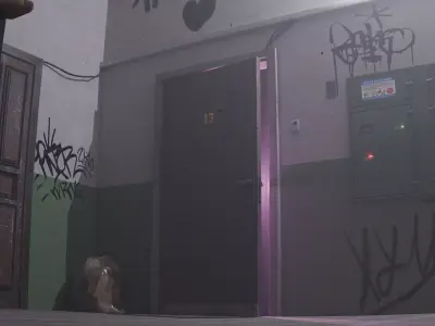 Soviet Stairwell 3D model