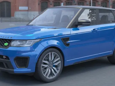 2015 Range Rover Sport 3D model