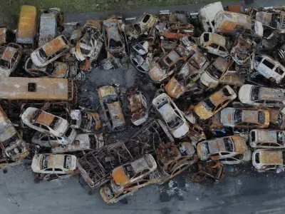 USCANS Ukraine  Cars set 3 Low-poly 3D model