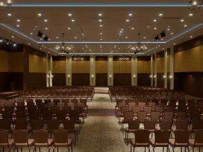 Ballroom Interior Hall 3D model