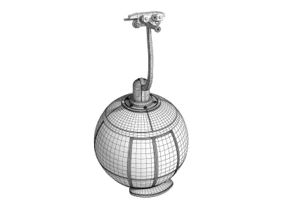 Cableway Cabin Car 3D model