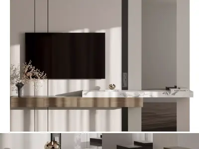 Bedroom Furniture Composition 26 3D model