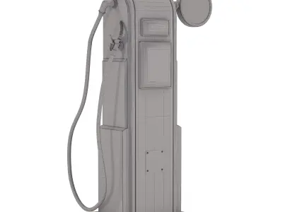 Frontier Gas Pump 3D model