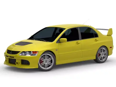 Mitsubushi Lancer Evo 9 3D model