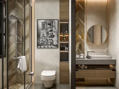 Bathroom 76 3D model