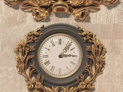 classic clock print 3D model