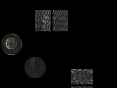 Low-Poly PSX Truck Low-poly 3D model