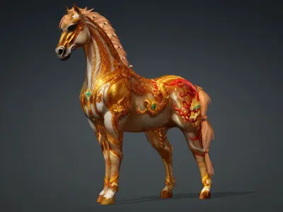 Horse-E1 3D model