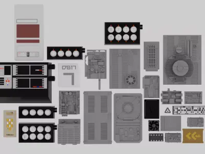 Star Wars Panel Pack 05 3D model