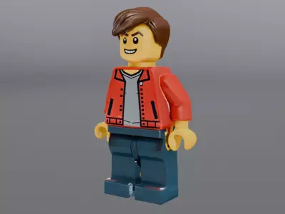 lego doll 3D model