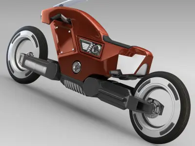 Racing sportbike concept 3D model
