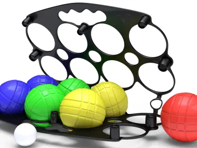 Beach bowls 3D model