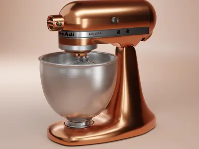 Food Mixer 3D Free 3D model