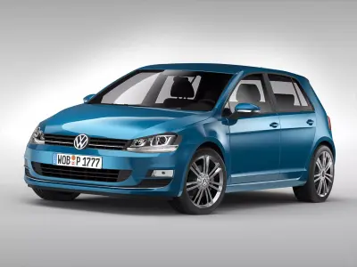 Volkswagen Golf MK7 2013 3D model