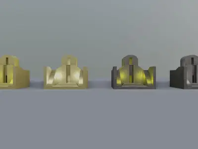 Miniature 3D Printing Structure Type-5 3D model