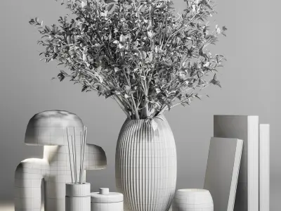 Decorative set051 3D model