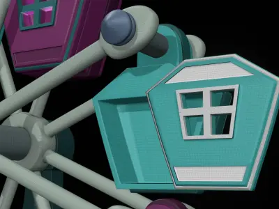 Wheel of Reincarnation 3D model