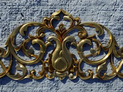 Wooden Ornament 3D print model