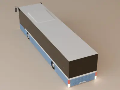Futuristic Bus Free 3D model