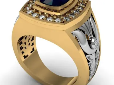 man ring 3D print model