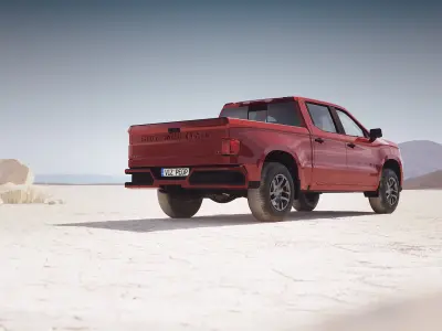 Luxury pickup truck unbranded 3D model