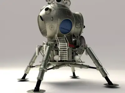 USSR Lunar Lander 3D model