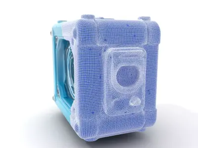 Futuristic Lens Device model pack Low-poly 3D model