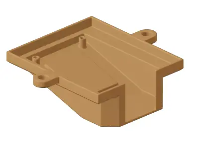 Plastic Automotive ECU Enclosure Toy 3D model