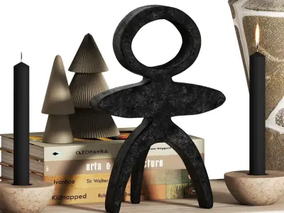 Decorative set 05 3D model