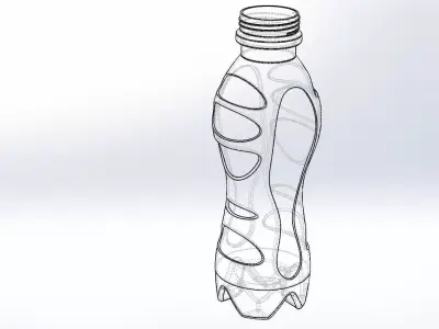 Bottle concept 3 Free 3D model