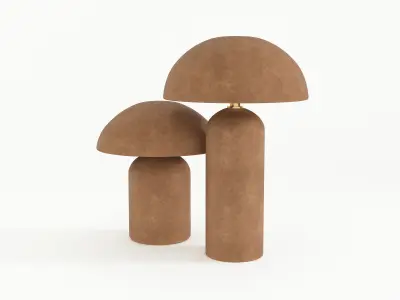 Mushroom Lamp 3D model