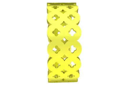 Luxury Lattice Pattern Band Ring Design 5012 3D print model