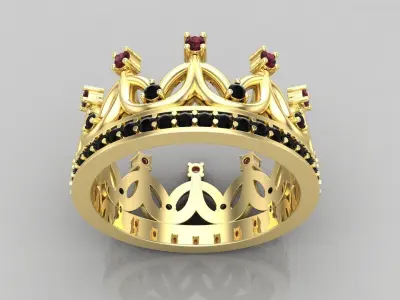 Ring M64 The luxury for women and men  ring wedding 3D print model