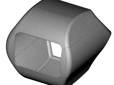 Classic Bike Visor 3D print model