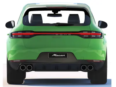 Porsche Macan 2020 3D model