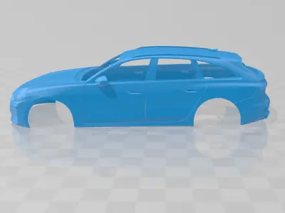 Audi A5 Avant 2025 - Body Car STL Model 3D print model