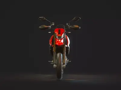 Base model Ducati Hypermotard 698 2024 3D model