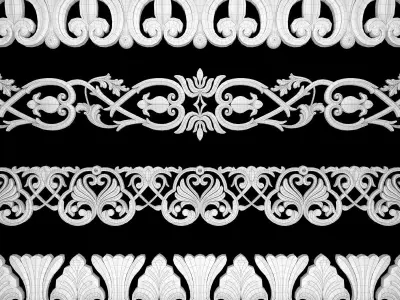 Path Ornament Pack 10 3D model