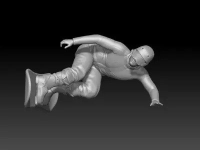 snowboard boy 2 3D print model