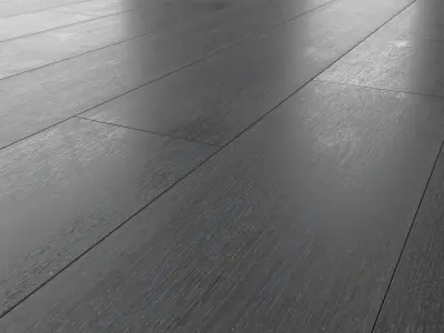 Wood floor Oak Carbon Brushed 3D model