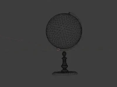 globe Free low-poly 3D model