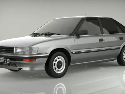 Toyota Corolla Liftback E90 3D model