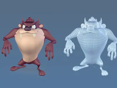 Taz Looney Toon model  3D model