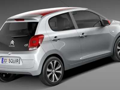 Citroen C1 2015 3D model