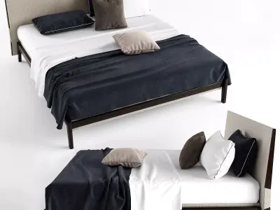 bed Modern double 3D model
