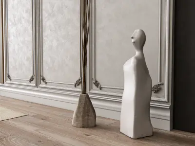 Decorative Wall Panel 3D wall panel 3d panel Backdrop 4 3D model