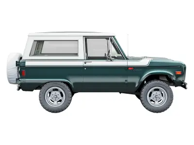 Ford bronco 1977 3D model