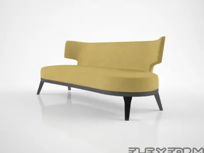 Mood Flexform Drop sofa 3D model